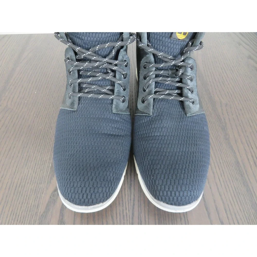 Timberland Killington Chukka Boots Mens 12 Black Leather Mesh Ankle Comfort